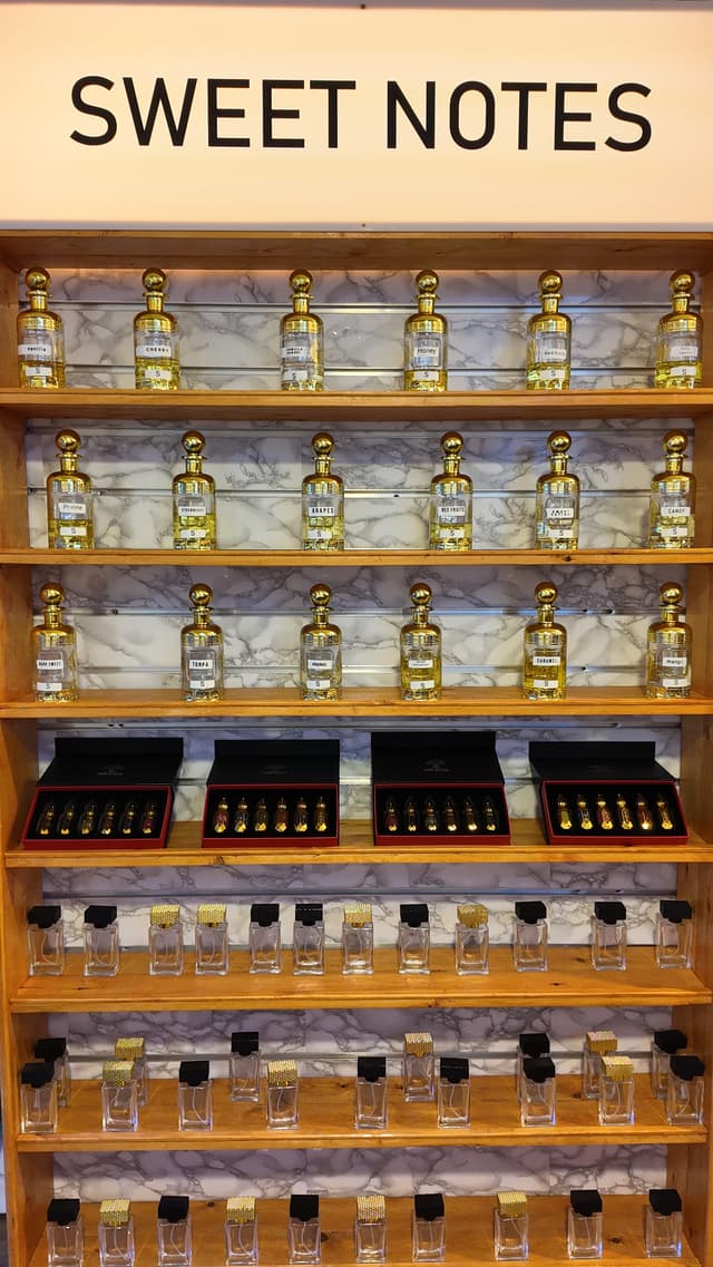 Gourmand and sweet notes inside The Perfume House